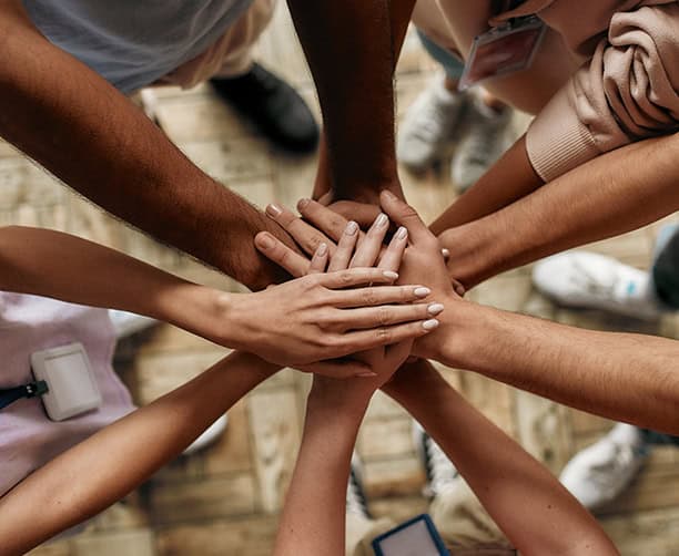 Teamwork Community Hands Together